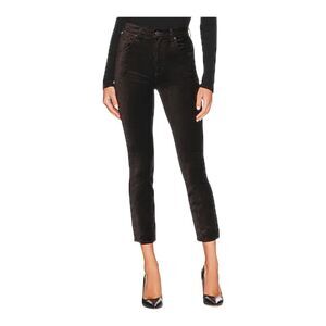 Citizens of Humanity jeans Jolene high rise vintage slim velvet black size 25